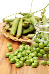 Fresh peas 