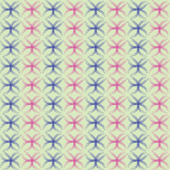 Seamless pattern design for fabric printing.