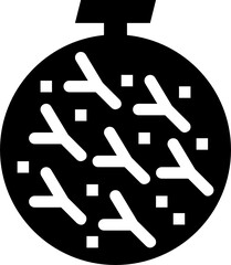 Fototapeta premium cantaloupe glyph icon