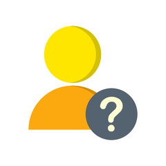 Help , Users flat icon.