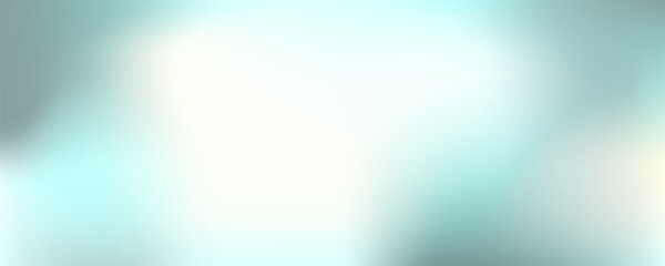 曇り空をイメージした青みグレーと白のベクターグラデーション背景