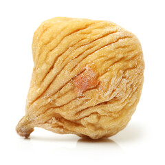 dried fig on white background 