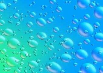 Abstract bright background texture in the form of drops of water. Beautiful template with colorful abstract background for concept design