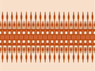 Geometric ethnic pattern embroidery design for background or wallpaper and clothing.