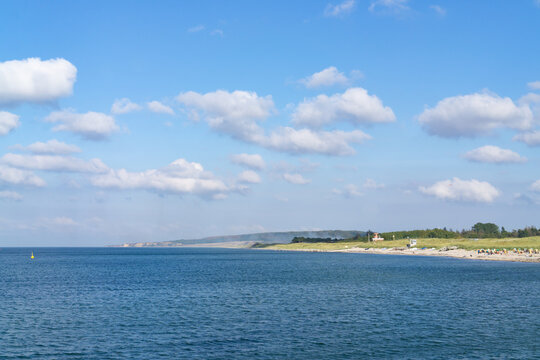 Wonderful coastal landscape at Weissenhauser Strand, German Baltic Sea coast