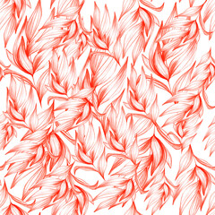 Pattern with protea, tropical flower. African protea. hand drawing in pencil. Botanical flower, leaves, floral pattern for textile decor and design, wallpaper. botanical color illustrations. stock  - 441516255