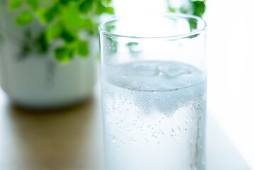 glass of water