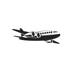 Plane icon design template vector isolated illustration