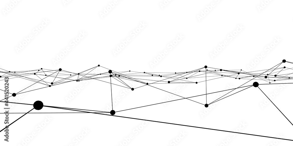 Poster abstract geometric background, connection is a network system, network system , communication techno