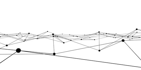 Abstract geometric background, Connection is a network system, Network system , Communication technology in the digital age and information network systems for forwarding news