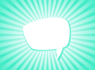 Shining hint. Quick tips, helpful tricks banner. Chat speech bubble on sunlight yellow background.