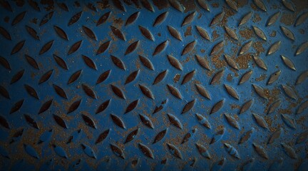 photo Background of metal plate in blue  from Thailand