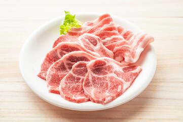 豚肉　肩ロースとバラ © kikisora