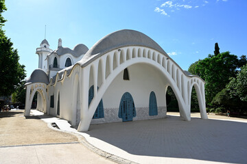 Masia Freixa, modernist building located in the Sant Jordi park in Terrassa, by the architect Lluís Muncunill and Parellada 