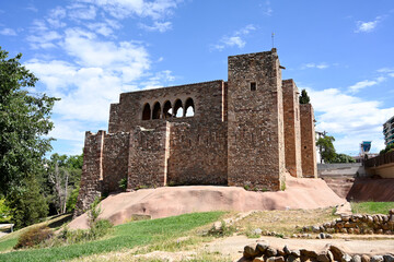 Vallparadis castle in Terrasa city in Catalonia, Spain