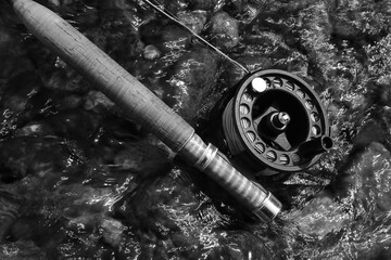 flyfishing, flyreel, flyrod フライロッドとフライリール