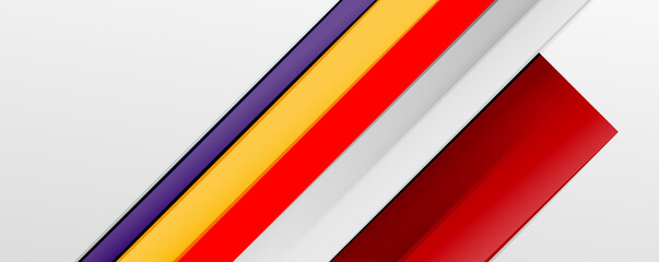 Color abstract lines trendy geometric background for business or technology presentation, internet poster or web brochure cover, wallpaper