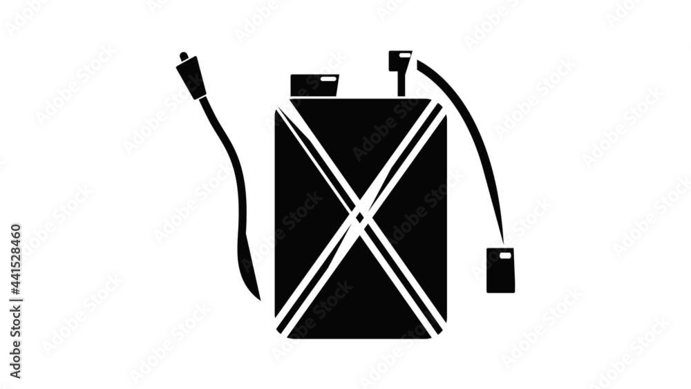 Poster pest control icon animation simple best object on white