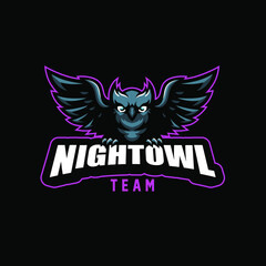 Night Owl Team Esport Logo
