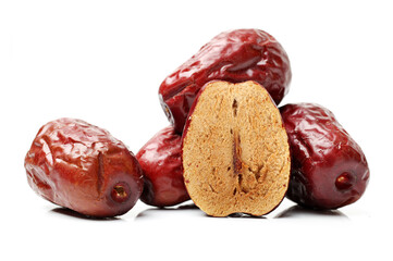 dates isolated on white background