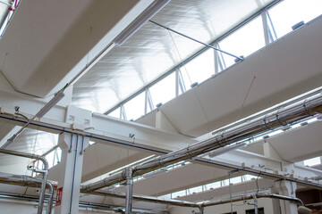 industrial interior - ceiling of a factory