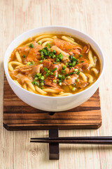 肉入りカレーうどん