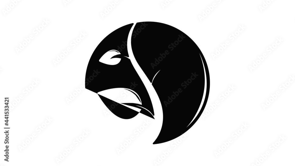 Poster sprout icon animation simple best object on white
