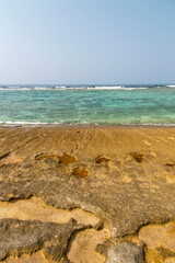 鹿児島県　沖永良部島の大津勘ビーチロック