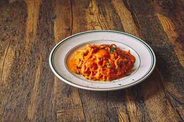 雲丹のカルボナーラ