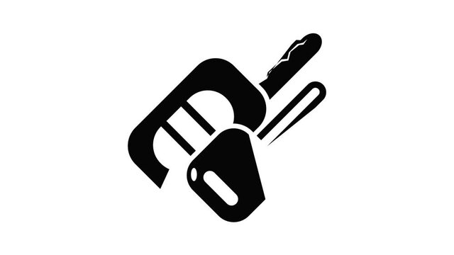 Auto key icon animation simple best object on white