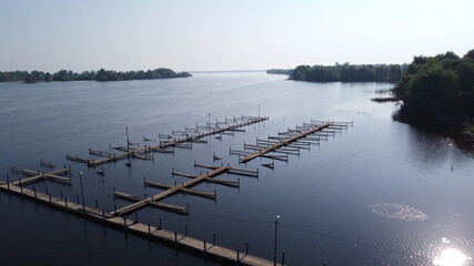 wooden dock for small boats