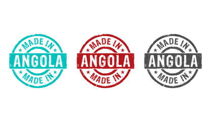Made in Angola stamp and stamping