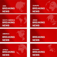 breaking news, breaking news title, breaking news plate, alerts, important event alerts