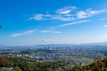 大阪の秋の空