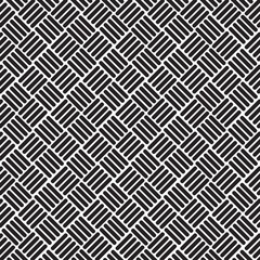 Abstract pattern with stripes, lines. A seamless vector background. Black and white texture.