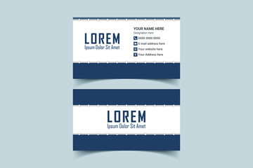 Business Card Design template. Luxury, Modern, Elegant, Professional Minimalist Business card Design Template. Elements of Stationery. Vector illustration