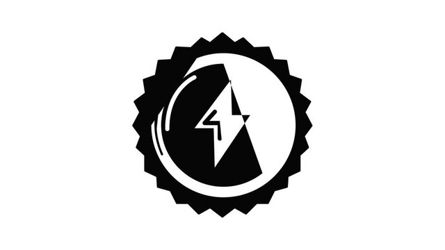 Energy drink bottle cap icon animation simple best object on white