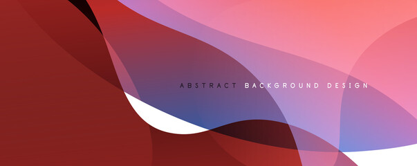Trendy simple fluid color gradient abstract background with dynamic wave line effect. Vector Illustration For Wallpaper, Banner, Background, Card, Book Illustration, landing page