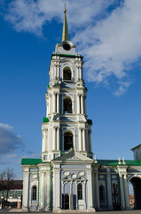 Fototapeta na wymiar View of Uspensky Cathedral in Tula Russia