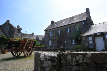 Obraz premium Locronan, Francia. Uno de los pueblos más bonitos de la bretaña francesa.