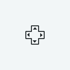 Obraz premium Controller vector icon for web and design