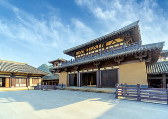 Qin and Han ancient city park, Guizhou, China.