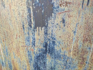 Old rusty metal door texture