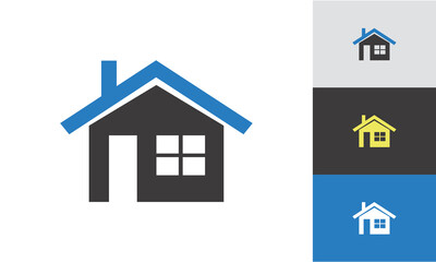 Minimal home icon - web homepage symbol - vector website sign
