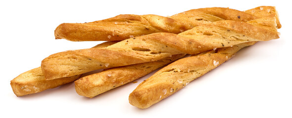 Cheese stick, Breadsticks, isolated on white background. High resolution image.