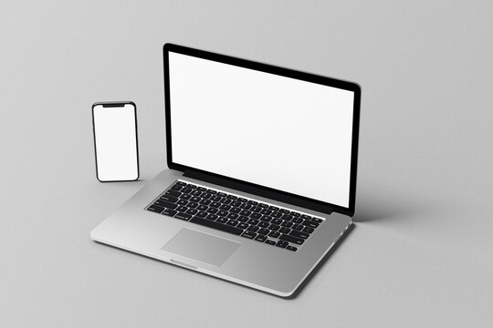 Laptop And Smartphone Screen