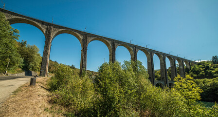 Viaduc de Cize-Bolozon à Corveissiat, Ain, France