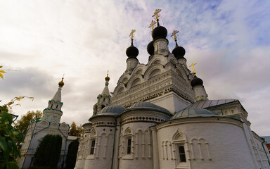 Church architecture of Murom, a city in Russia.
