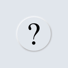 Button with question icon
