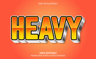 3d modern text style effect